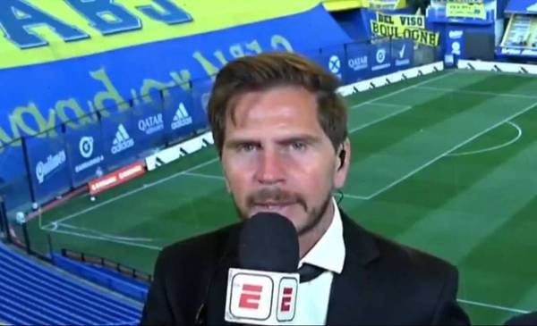 Insólito lo que hizo Pollo Vignolo a micrófono abierto en Boca vs. Instituto: 