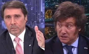 Eduardo Feinmann expuso a Javier Milei en vivo por A24: "La gente come menos..." | Televisión 