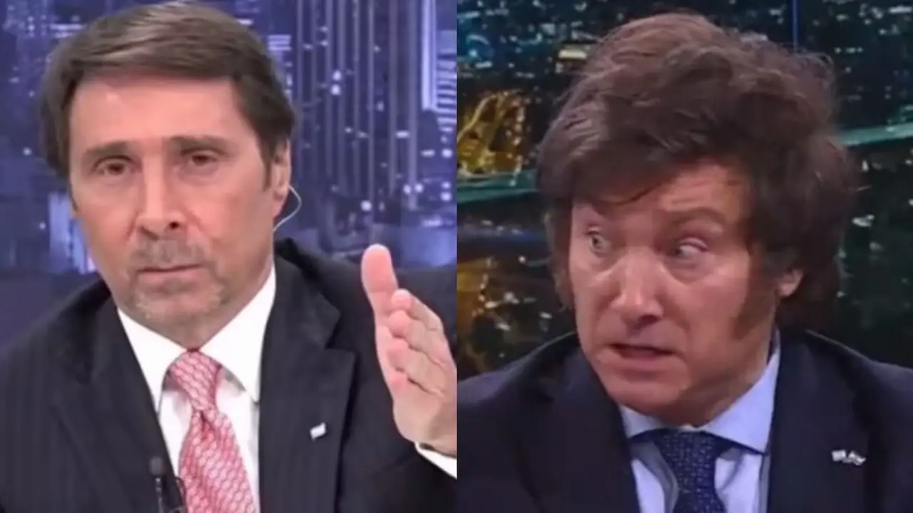 En el programa de Eduardo Feinmann criticaron a Javier Milei.