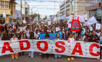 Docentes de Santa Cruz realizaron un nuevo paro en rechazo a la Emergencia Económica | Docentes