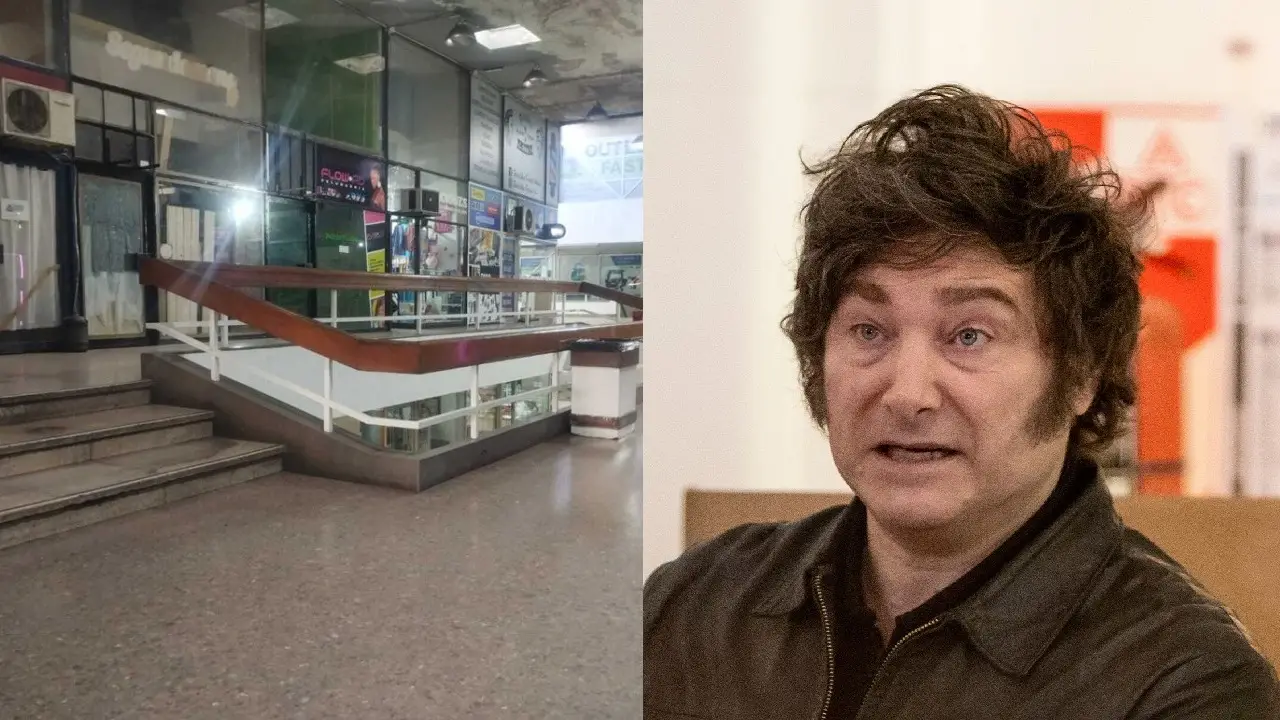 Galería y Javier Milei