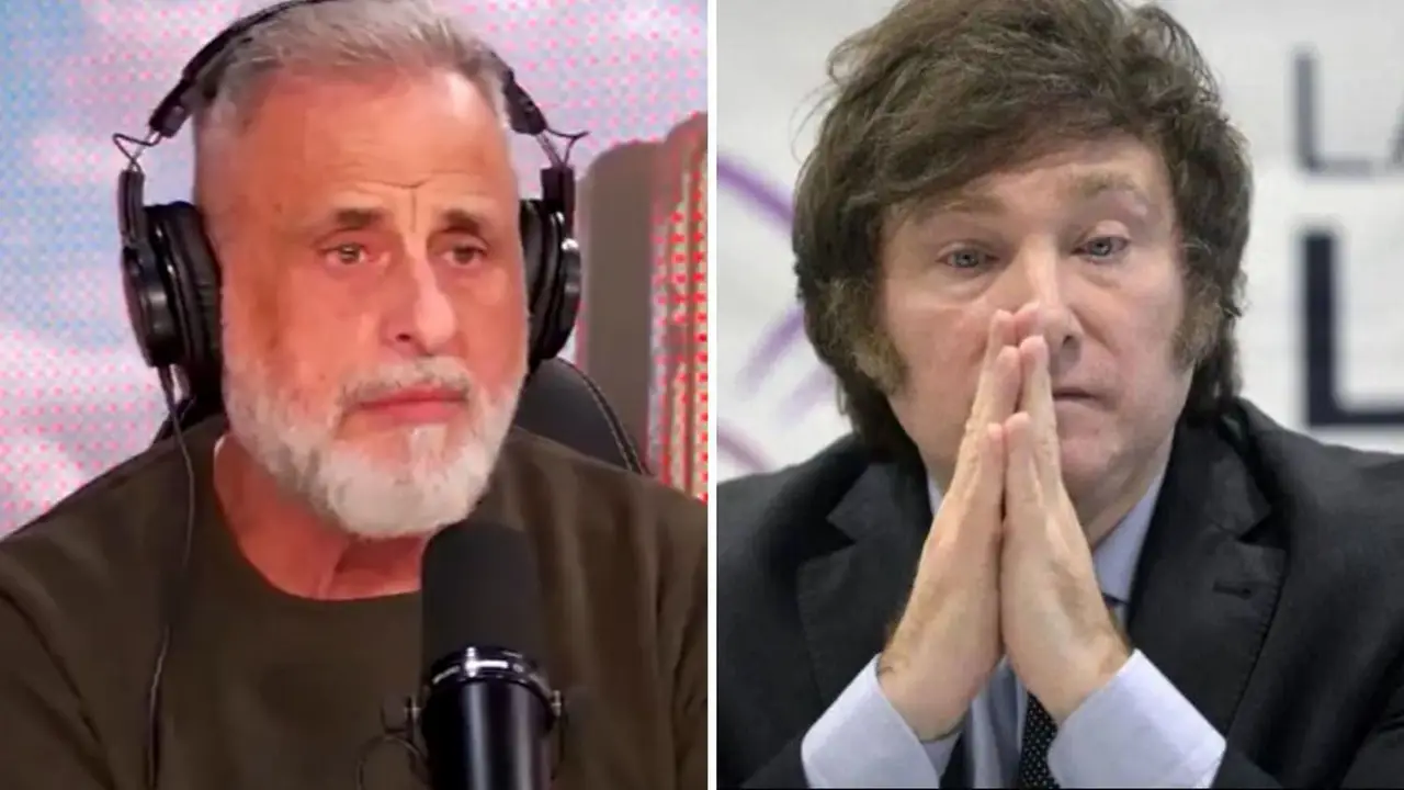 Jorge Rial y Javier Milei