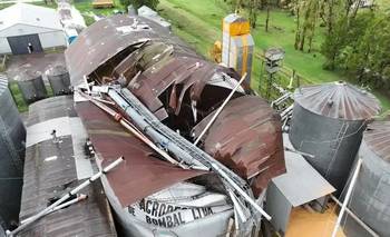 Tornado en el sur de Santa Fe: murió una persona del susto | Temporal