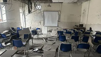 Desde el comienzo de la guerra, más de 250 estudiantes y docentes fueron asesinados Desde el comienzo de la guerra, más de 250 estudiantes y docentes fueron asesinados