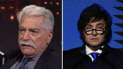 Jorge El Turco Asís y Javier Milei Jorge El Turco Asís y Javier Milei
