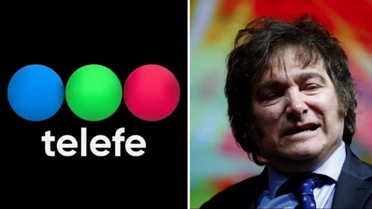 Telefe y Javier Milei