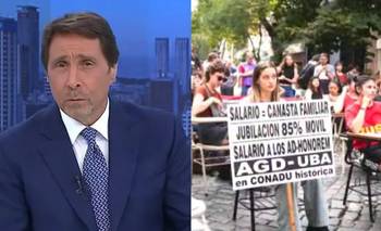 La particular comparación de Feinmann al hablar de las protestas contra Adorni | Televisión 