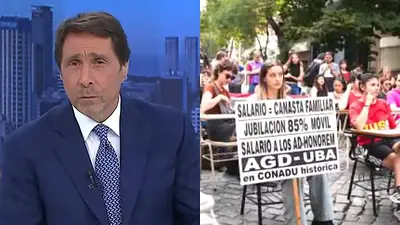 La particular comparación de Feinmann al hablar de las protestas contra Adorni La particular comparación de Feinmann al hablar de las protestas contra Adorni