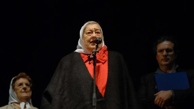 Hebe de Bonafini apoyó a Máximo: "A la oposición le agarró miedo"