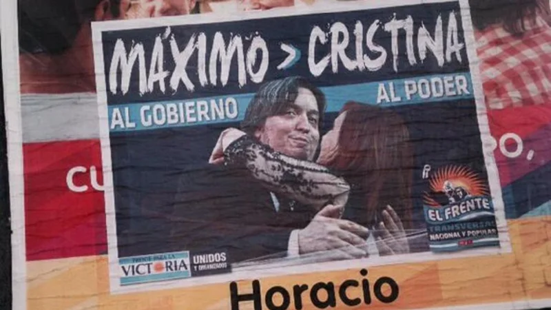 "Máximo al Gobierno, Cristina al poder": los sugestivos afiches del FPV