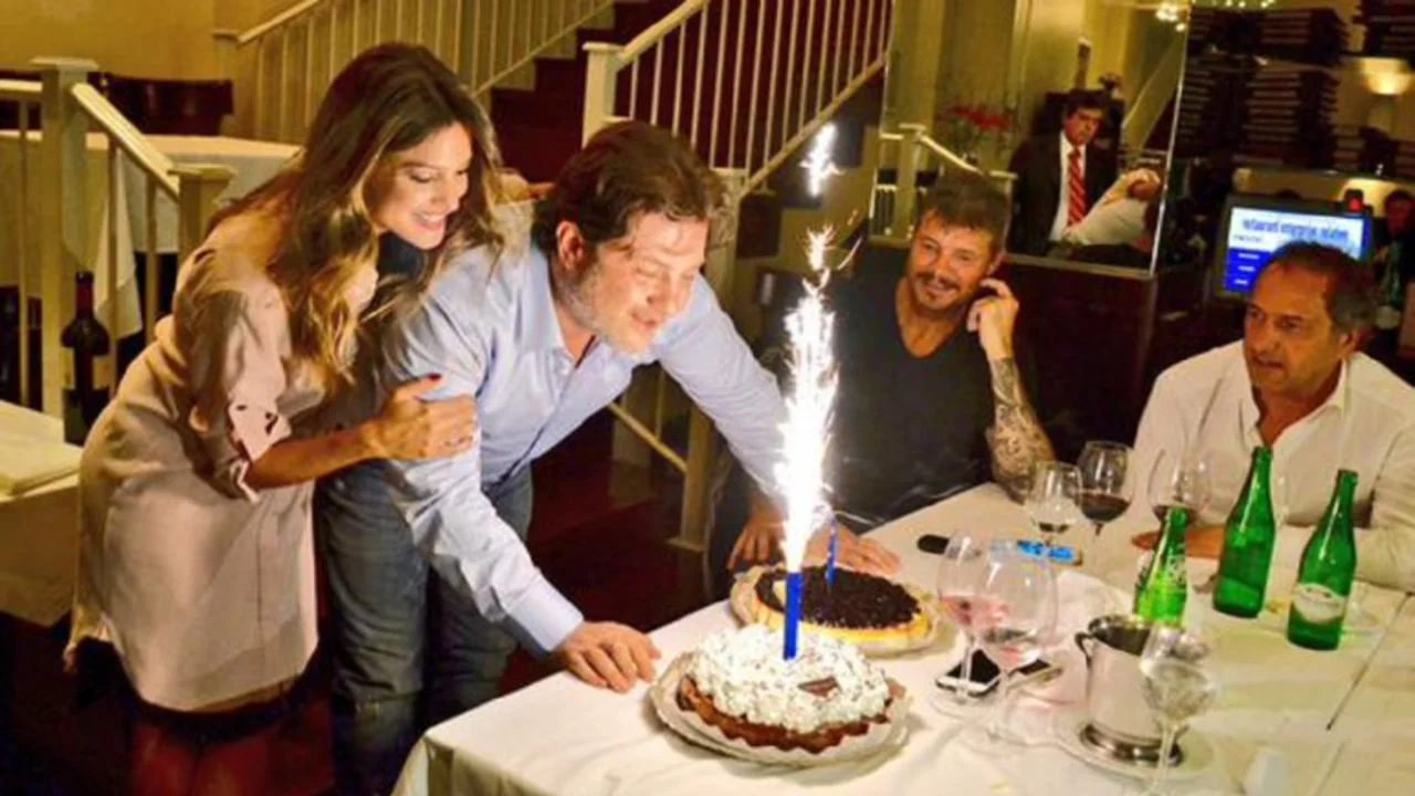 Tinelli se dejó fotografiar con Scioli y crecen los rumores de candidatura