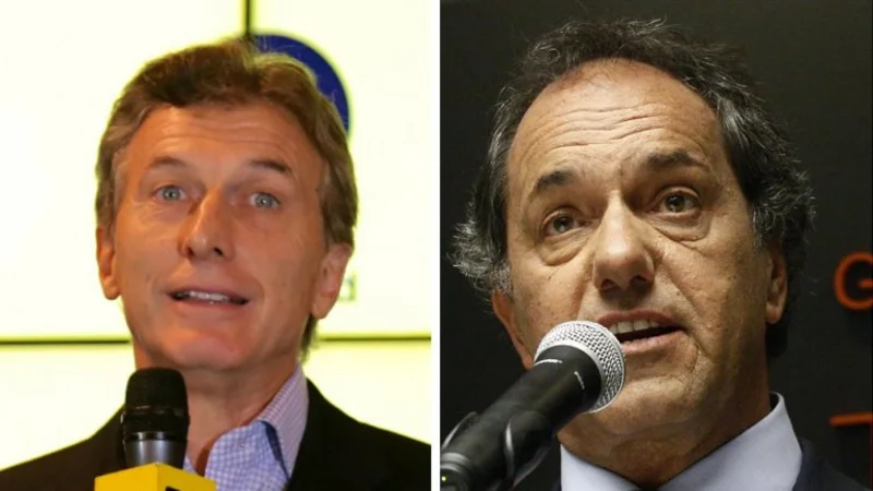 Elecciones 2015: Scioli y Macri lideran un sondeo de imagen positiva