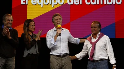 Macri y Del Sel se mostraron confiados de cara a las elecciones generales Macri y Del Sel se mostraron confiados de cara a las elecciones generales