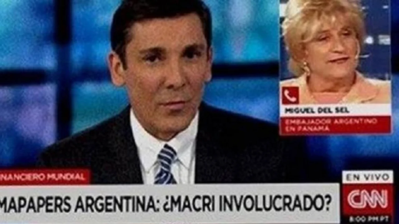 Panamá Papers: Macri y Del SelBromas en las redes por un falso zócalo sobre Del Sel