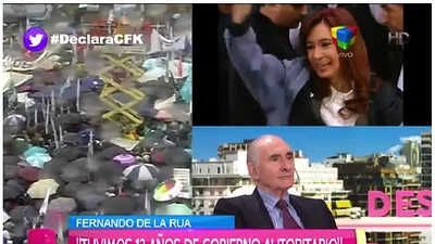 El fuerte cruce entre Pallares y De la Rúa por sus dichos sobre Cristina El fuerte cruce entre Pallares y De la Rúa por sus dichos sobre Cristina