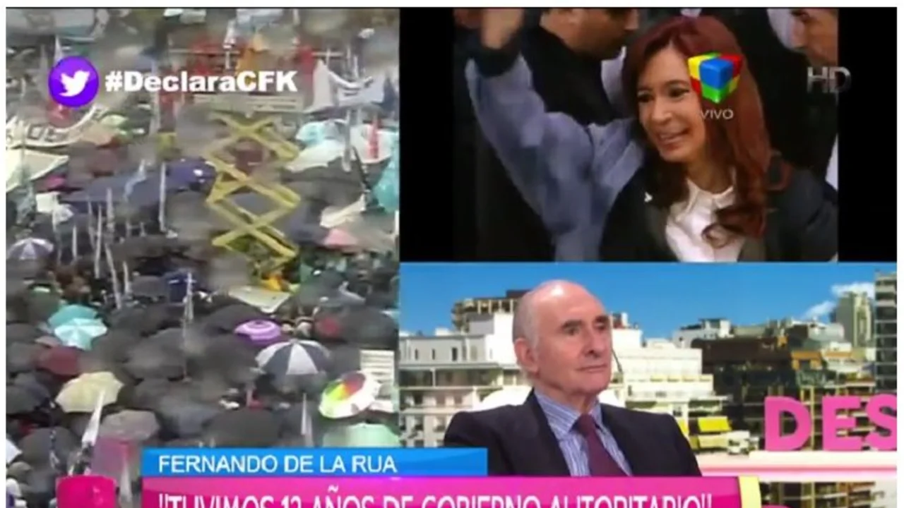 El fuerte cruce entre Pallares y De la Rúa por sus dichos sobre Cristina