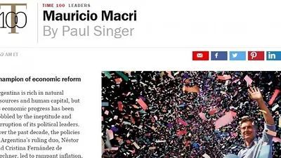 Provocador: en la revista TIME, Paul Singer elogió a Macri y lo definió como "el campeón de la reforma económica" Provocador: en la revista TIME, Paul Singer elogió a Macri y lo definió como "el campeón de la reforma económica"