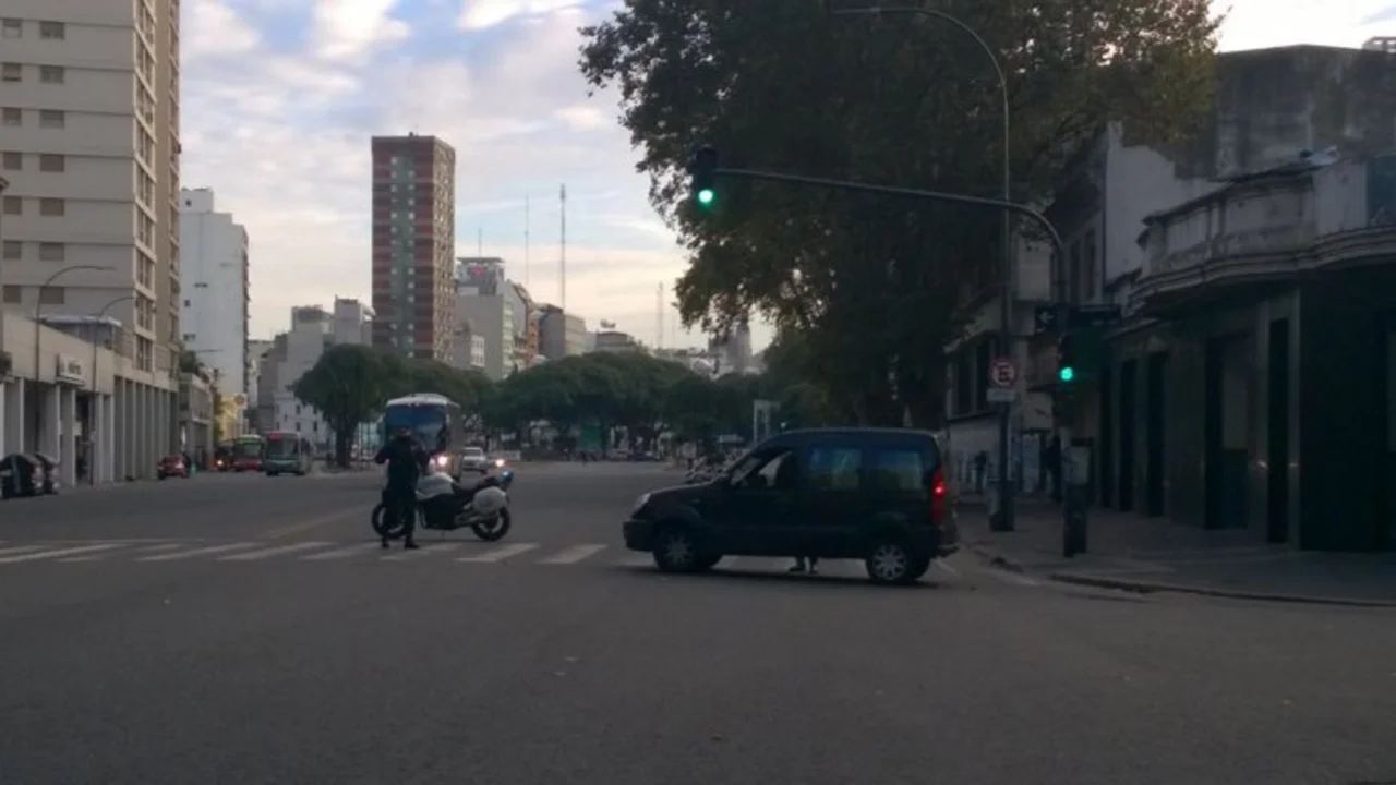 El mapa de los cortes de calles y avenidas en el centro porteño