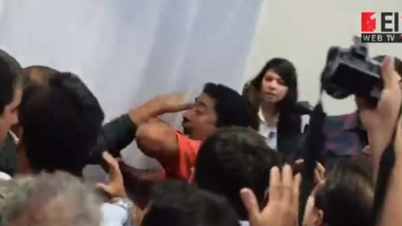 El PJ responsabilizó a dirigentes del  PRO por las piñas en el Concejo Deliberante