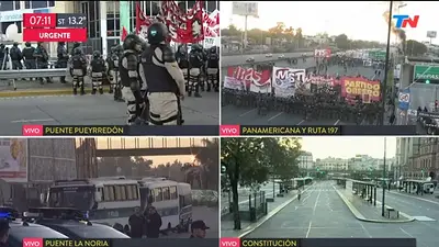 Hay bloqueos en el puente Pueyrredón y en la Panamericana Hay bloqueos en el puente Pueyrredón y en la Panamericana