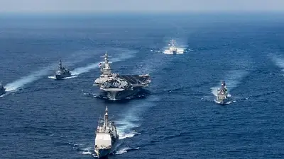 Tras el bombardeo a Siria, Estados Unidos envía portaaviones a Corea del Norte Tras el bombardeo a Siria, Estados Unidos envía portaaviones a Corea del Norte