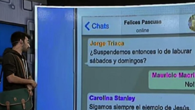 El desopilante chat por Pascuas entre funcionarios de Macri que consiguió El Cadete