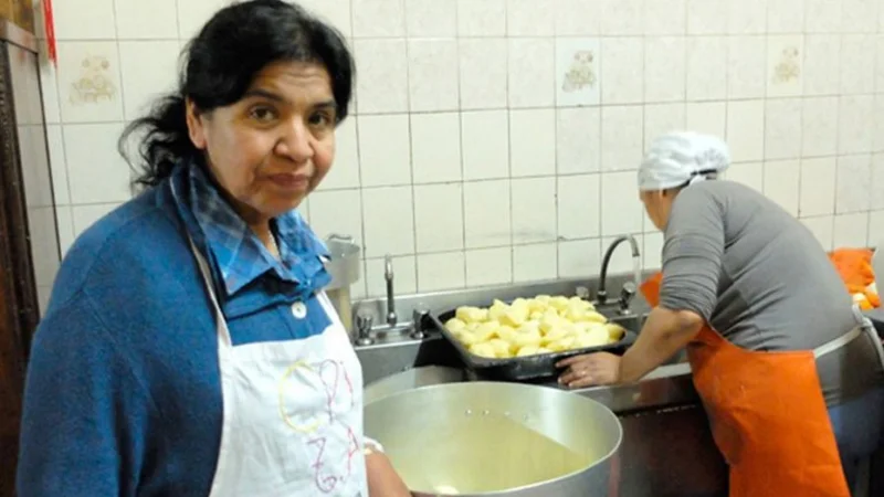 Margarita Barrientos alertó que aumentó un 80% la demanda de comida en su comedor