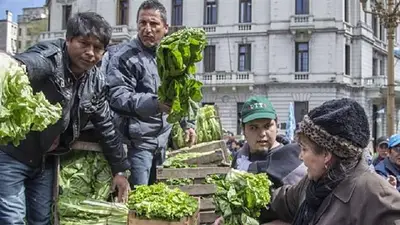 Alimentazo: productores reparten alimentos a "precios justos" Alimentazo: productores reparten alimentos a "precios justos"