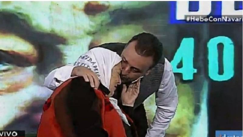 Hebe se quebró y lloró en una emotiva entrevista con Navarro