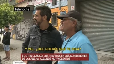 Un panelista de Fabianni derrapó al aire y sus compañeros tuvieron que frenarlo Un panelista de Fabianni derrapó al aire y sus compañeros tuvieron que frenarlo