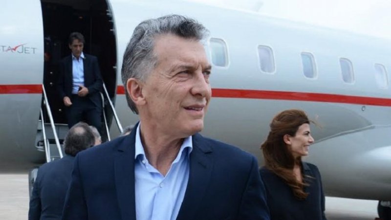 Mauricio Macri viajó a Texas en un jet privado de una empresa extranjera