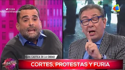Levinas se cruzó con un invitado y derrapó al hablar del derecho a protestar Levinas se cruzó con un invitado y derrapó al hablar del derecho a protestar