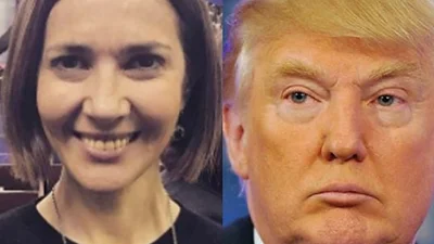 La incómoda posición de Trump ante una insistente pregunta de Cristina Pérez La incómoda posición de Trump ante una insistente pregunta de Cristina Pérez