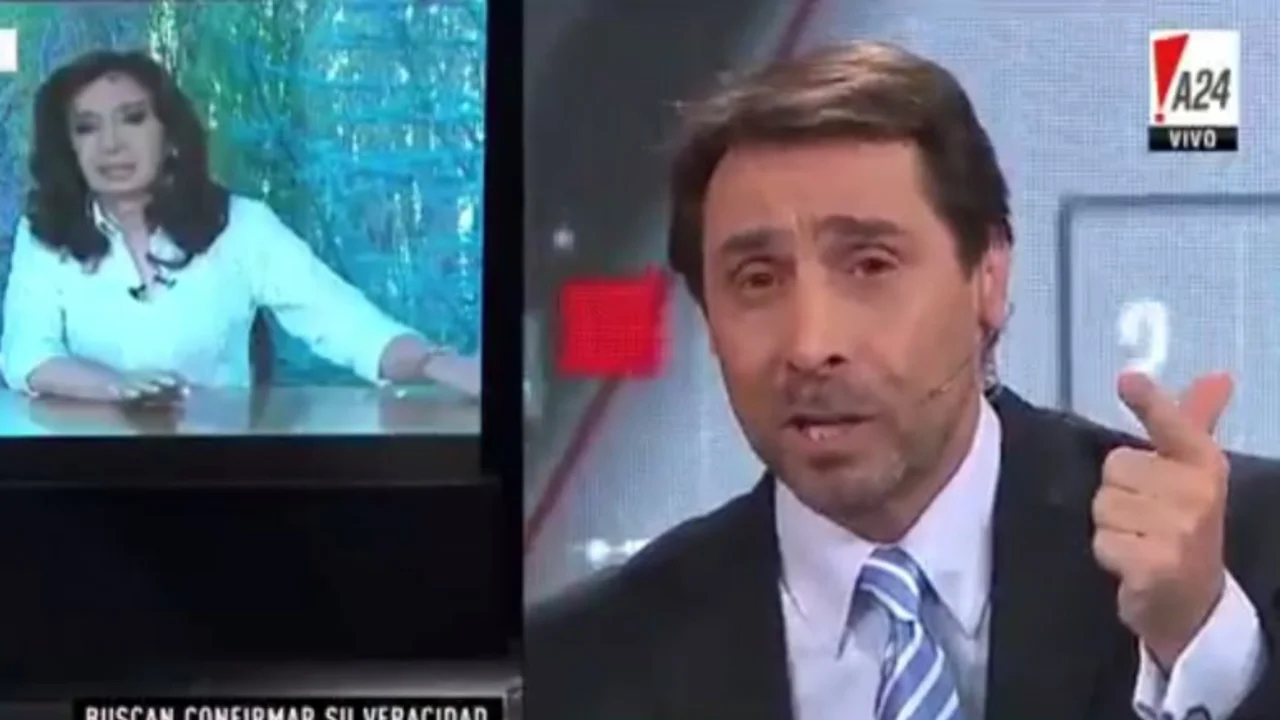 La furia de Feinmann en vivo: indignado porque Cristina puede salir del país