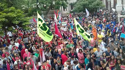 Brasil realiza su primera huelga general en 21 años contra Temer Brasil realiza su primera huelga general en 21 años contra Temer