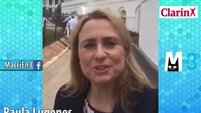 El fallido de una periodista de Clarín en la cobertura de la visita de Macri a Trump El fallido de una periodista de Clarín en la cobertura de la visita de Macri a Trump