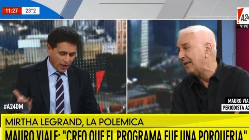 Mauro Viale le pasó factura a Carnota al aire y arremetió contra Mirtha Legrand