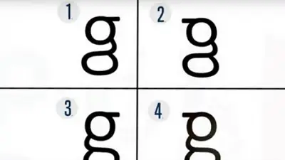 El curioso problema para identificar la "g" minúscula El curioso problema para identificar la "g" minúscula
