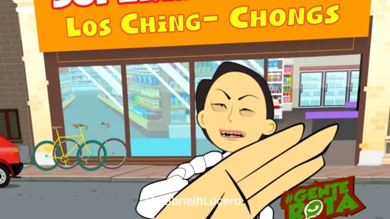 VIRAL: La 'china enojada' ahora también es caricatura
