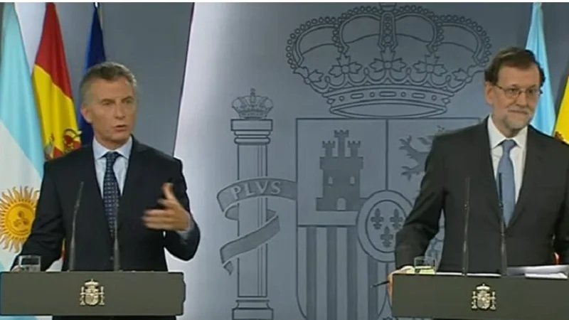 Macri sobre la relación con Rajoy: "es como la de dos amantes que se han vuelto a encontrar"