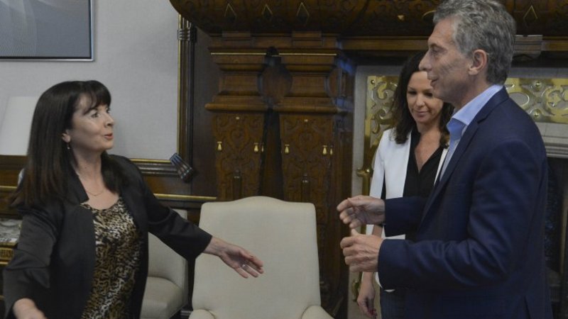 Macri recibió a Susana Trimarco en la Casa Rosada