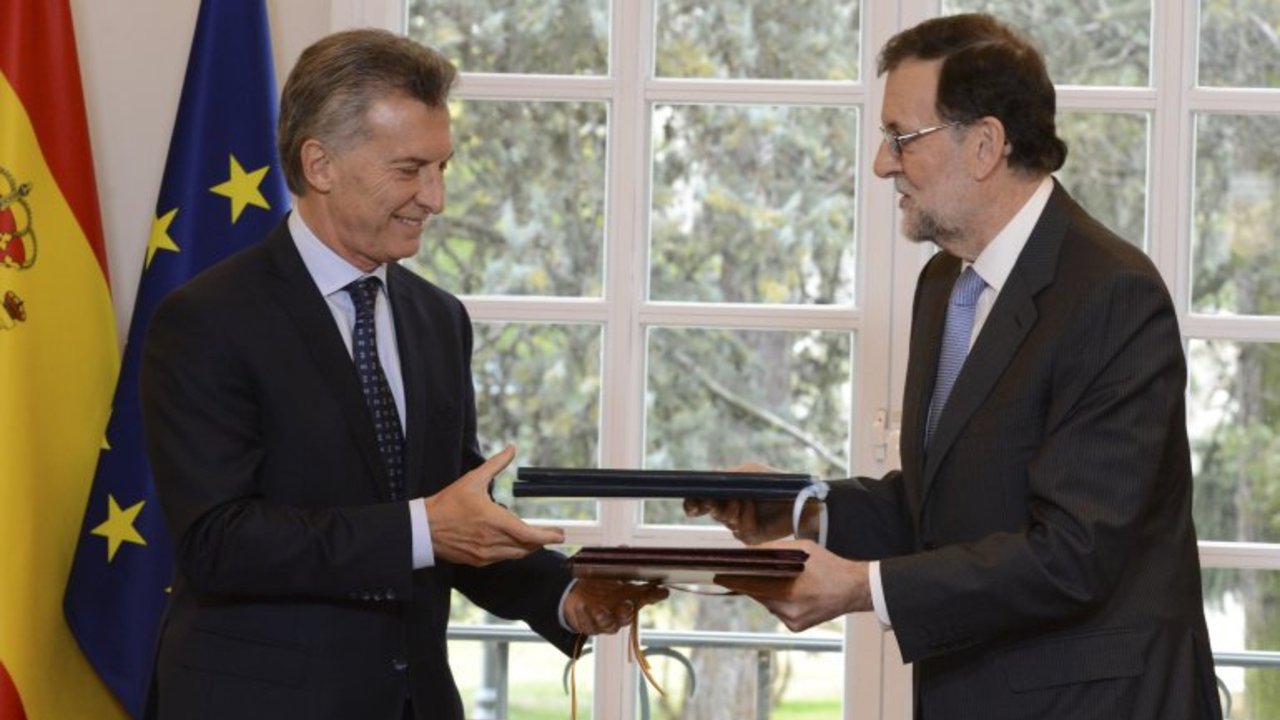 Macri con Rajoy: otra vez hizo chistes con el fútbol y el 6 a 1 de España a la Argentina