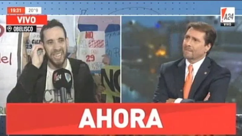 Feinmann se cruzó con un estudiante por el cierre de profesorados porteños