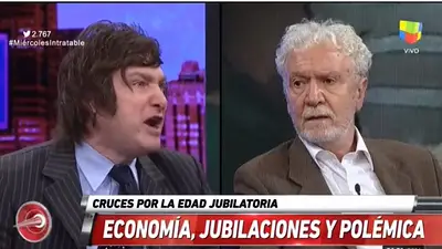 Casi golpean a Milei en Intratables: "Joven Martínez de Hoz, te voy a romper la nariz" Casi golpean a Milei en Intratables: "Joven Martínez de Hoz, te voy a romper la nariz"
