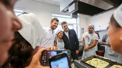 En medio de rumores de candidatura, Tinelli y Massa se mostraron juntos en la Provincia En medio de rumores de candidatura, Tinelli y Massa se mostraron juntos en la Provincia
