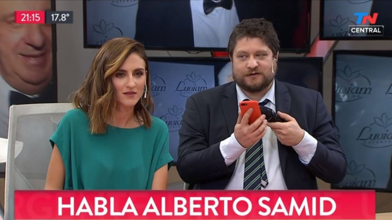 Alberto Samid desmintió a Nicolás Wiñazki en televisión y lo llamó "amigo de Stornelli"