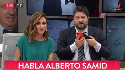 Alberto Samid desmintió a Nicolás Wiñazki en televisión y lo llamó "amigo de Stornelli" Alberto Samid desmintió a Nicolás Wiñazki en televisión y lo llamó "amigo de Stornelli"