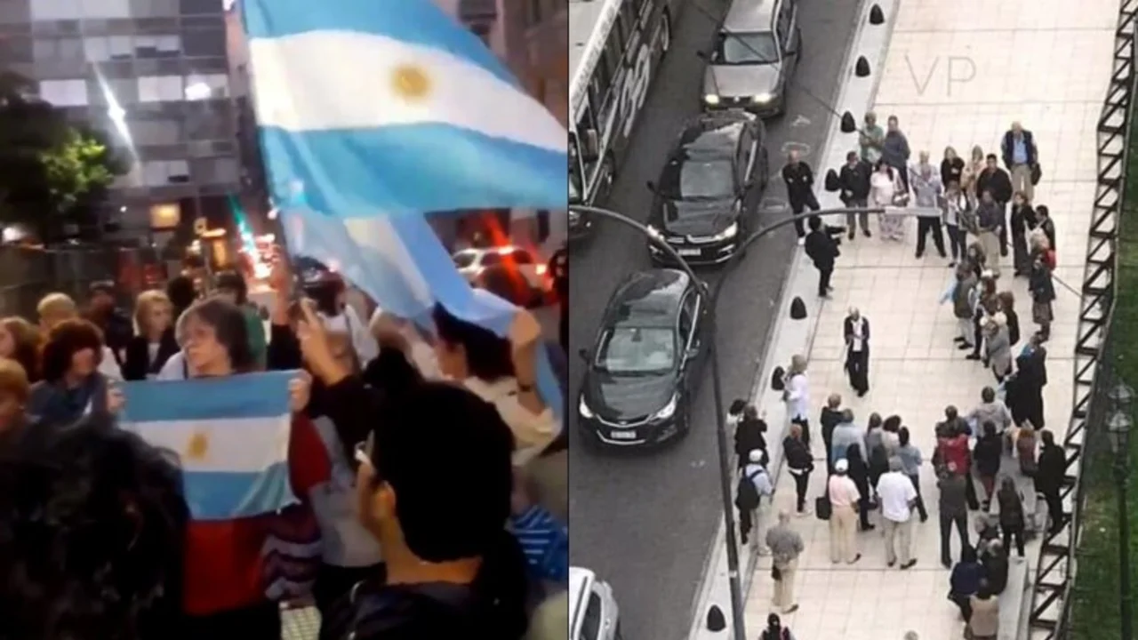 La insólita marcha en apoyo a Stornelli: asistieron 46 personas