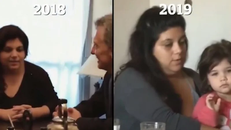 Macri visitó dos veces a la misma vecina y quedó en evidencia el ajuste de un año a otro