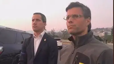 Venezuela: liberaron a Leopoldo López y Guaidó convocó a las FF.AA. a un golpe de Estado contra Maduro Venezuela: liberaron a Leopoldo López y Guaidó convocó a las FF.AA. a un golpe de Estado contra Maduro